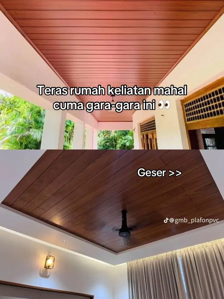 pemasangan plafon pvc dan jual bahan