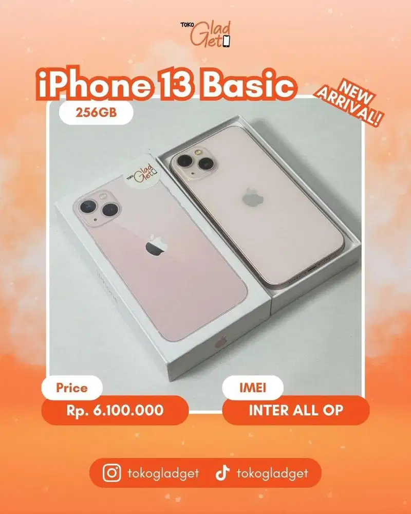 iPhone 13 Basic 256 Gb ex INTER ALL OPERATOR