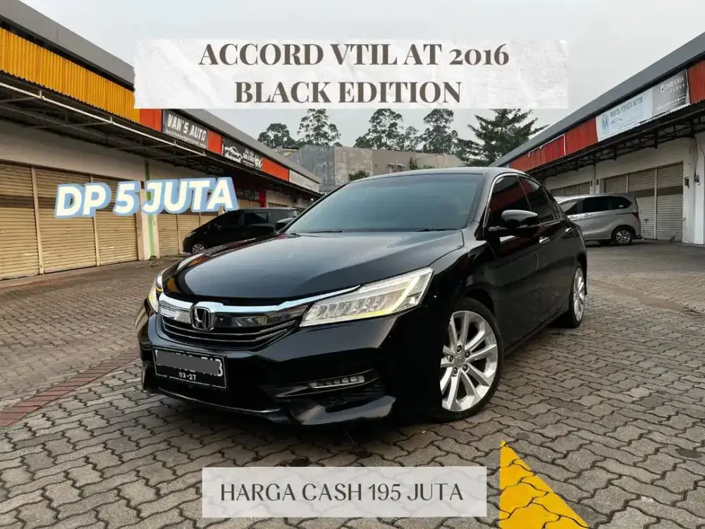 DP PROMO 5 JT NEW ACCORD VTIL AT 2016 BLACK EDITION