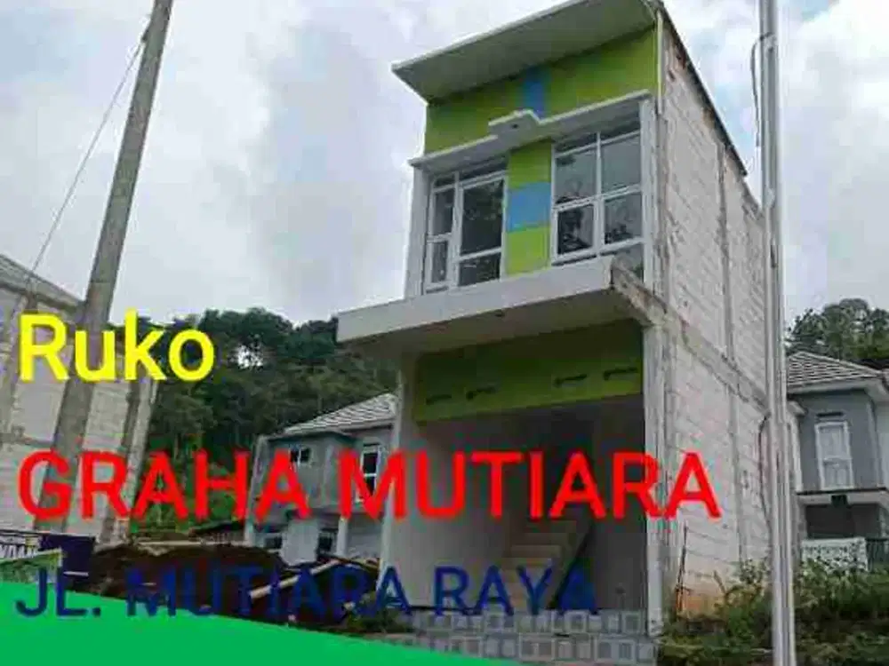 DIJUAL RUKO KECIL, 2 LT, COCOK SEGALA USAHA, SDH ADA PENGKONTRAK