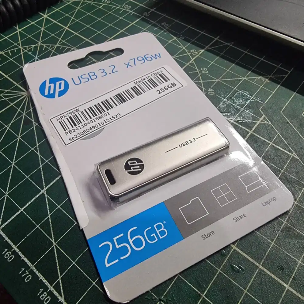 Flashdisk Hewlett Packard HP X796W 256 Gb USB 3.2 Original