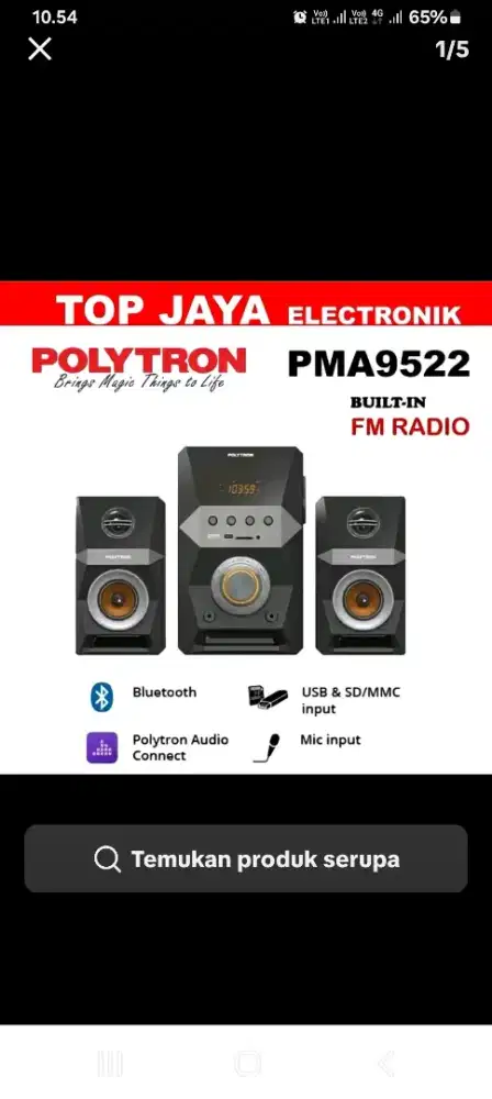 Jual aja nih politron pma 9522 kondinisi masih baru