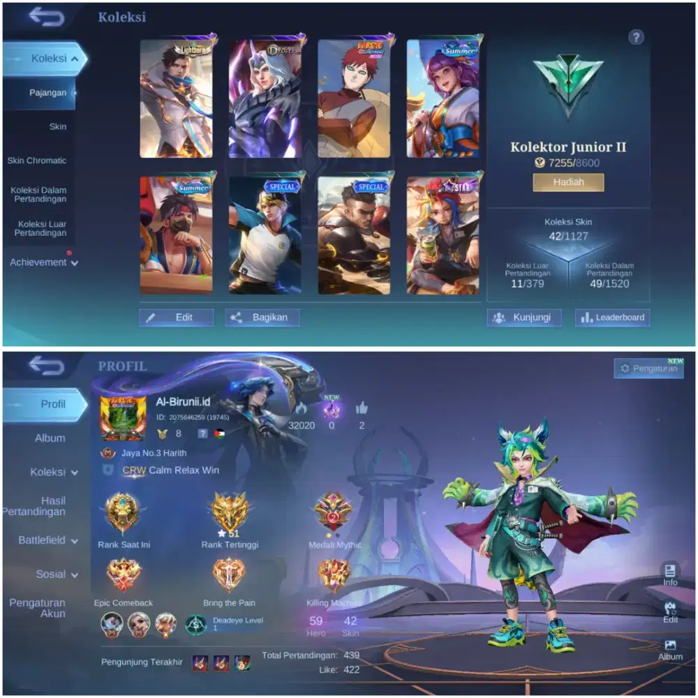 Akun Mobile Legend