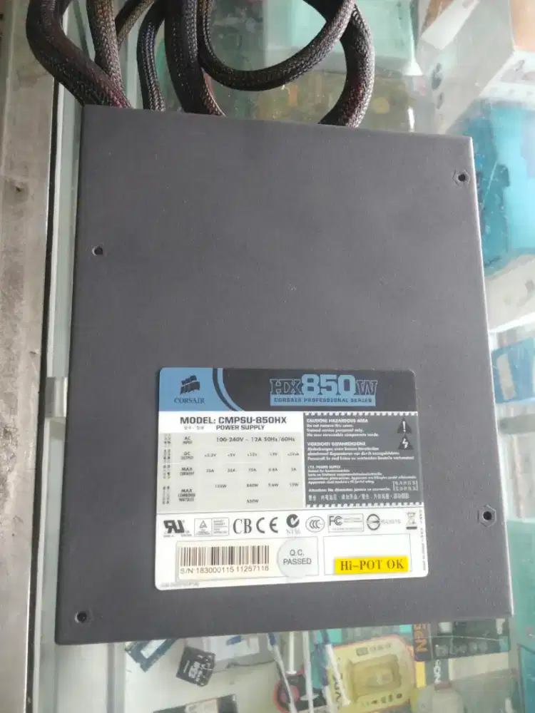 Power Supply PSU Corsair HX850 W Normal Bergaransi