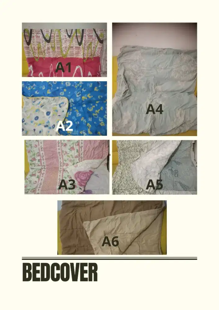 Bedcover layak pakai