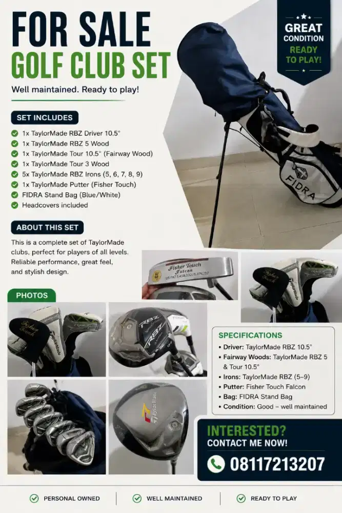 Stick golf full set