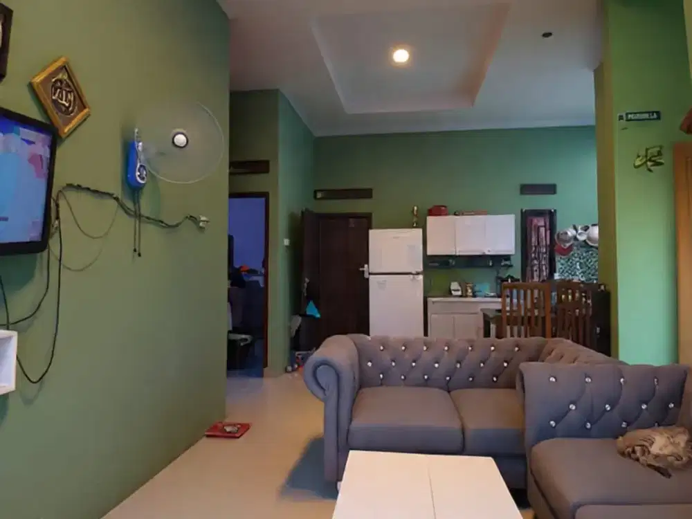 jual murah luas tanah 100 meter semi furnish