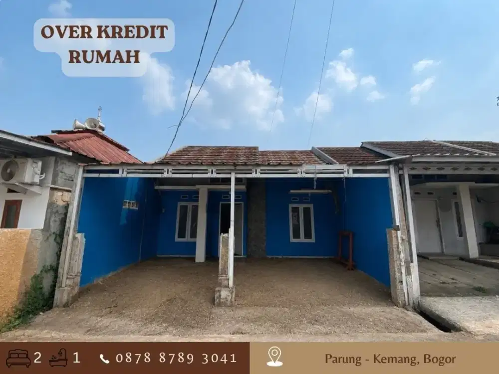 Jual TAKE OVER Rmh 49JT di Parung Kemang Bogor dkt Tol Kayumanis