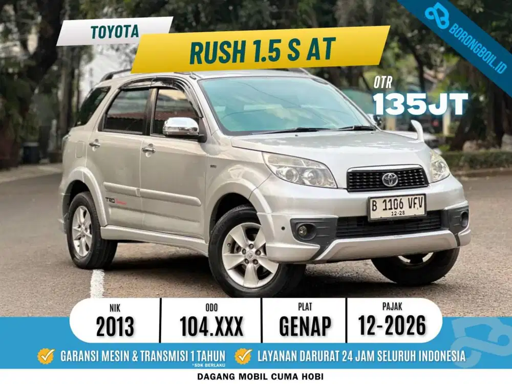 Toyota Rush S 2013 AT