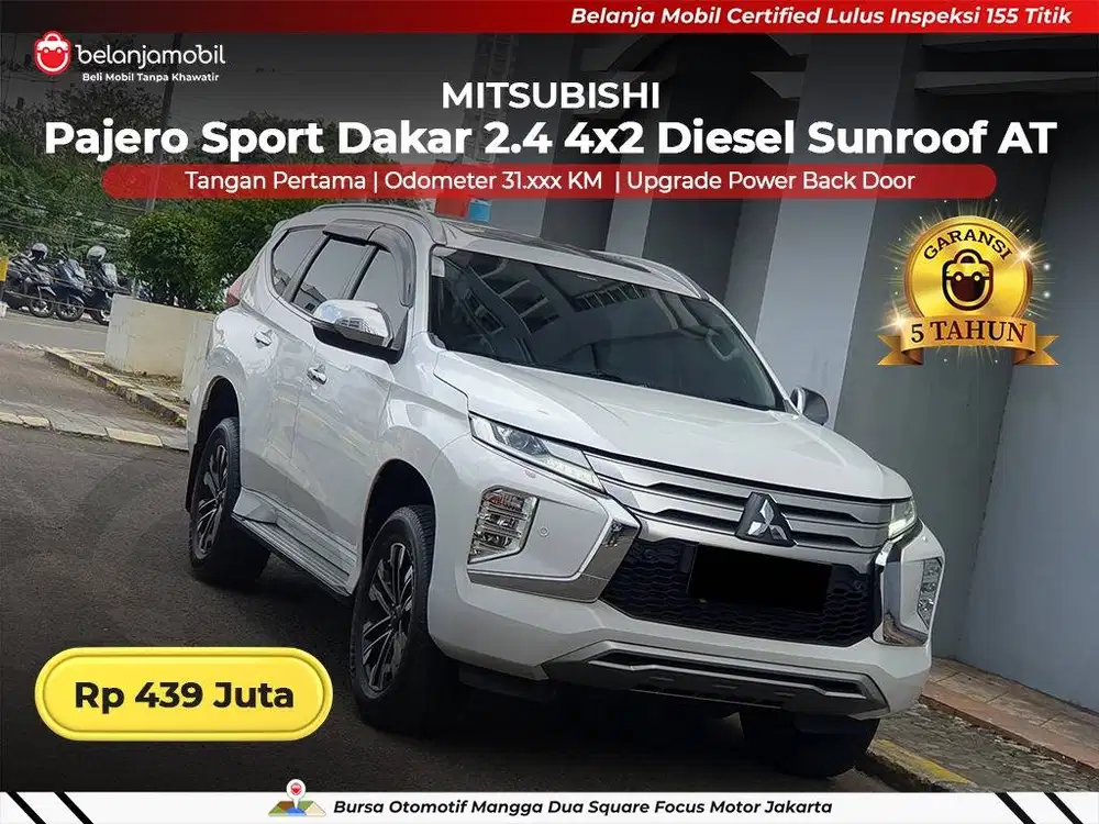 [ GARANSI 5TH ] Mitsubishi Pajero Sport Dakar 2.4 Sunroof 2023 2024