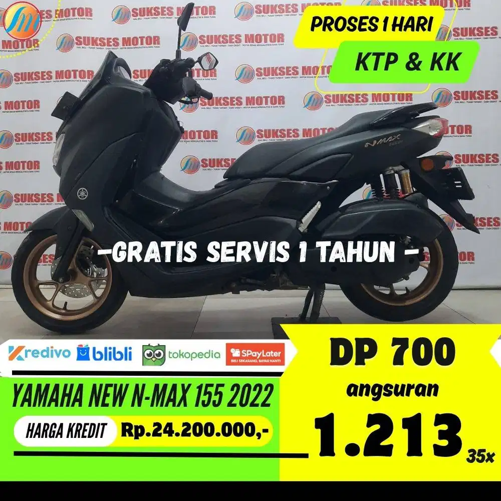 YAMAHA NEW NMAX 155 2022 KREDIT DP HANYA 700RB ANGSURAN TERJANGKAU