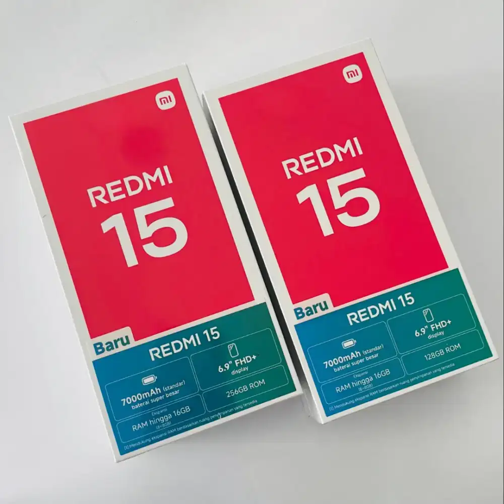 Promo REDMI 15 8/256 GB Original Bergaransi Resmi