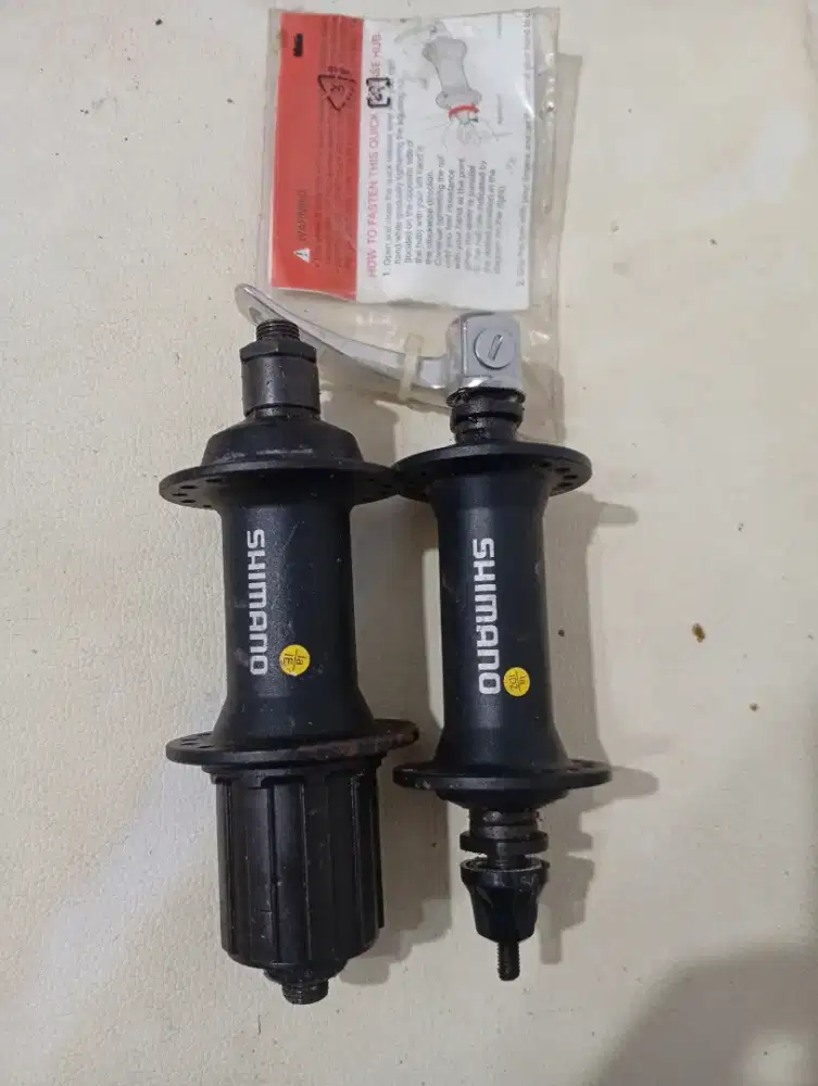 Shimano Hub M 430 quick realese