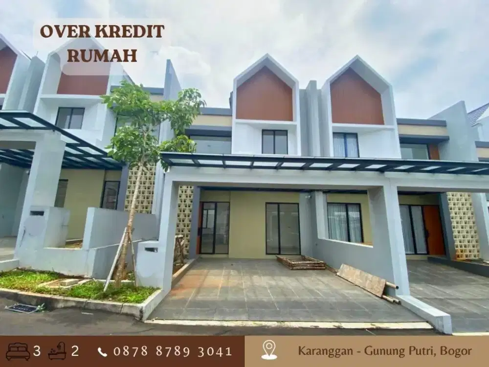 Jual Rmh OVER KREDIT 2Lantai 2menit Tol Kranggan di Varana Golf Estate Bogor