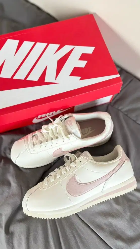 White Nike Cortez Casual Boots