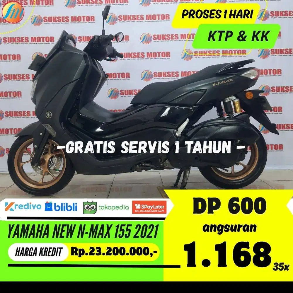 DP PROMO 600RIBU YAMAHA NEW NMAX 155 2021 ANGSURAN SANGAT RINGAN