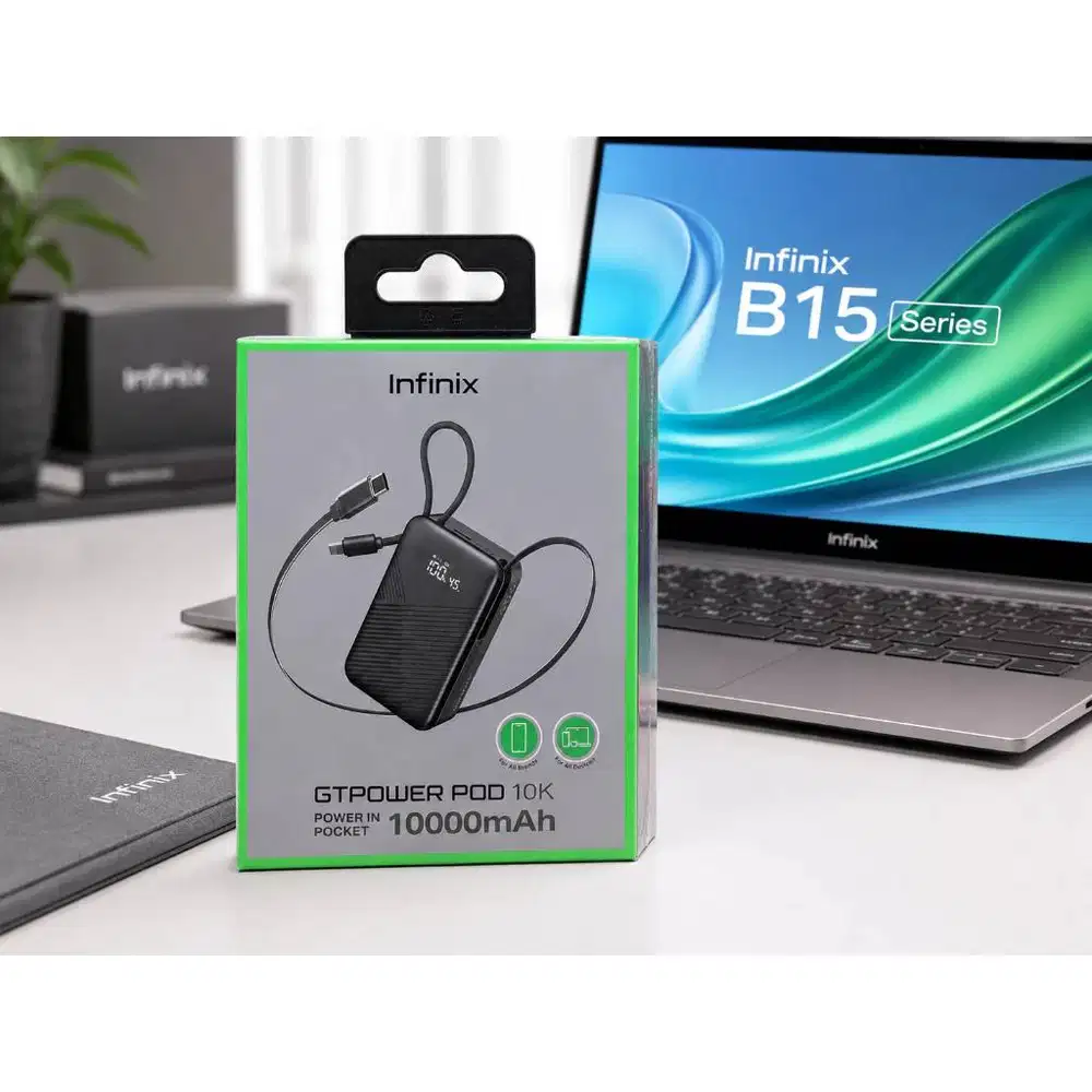 POWERBANK INFINIX GTPOWER POD 10K 10.000 mAh