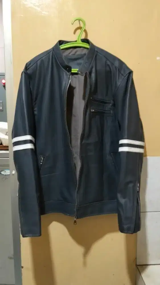Jaket kulit asli