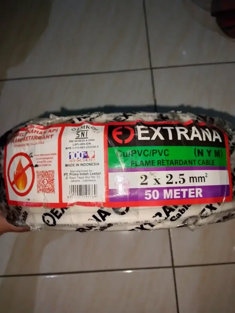 KABEL EXTRANA 2 × 2,5 MM, PANJANG 50 METER JUAL MURAH