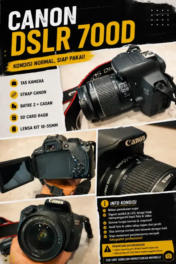 Camera Canon 700d