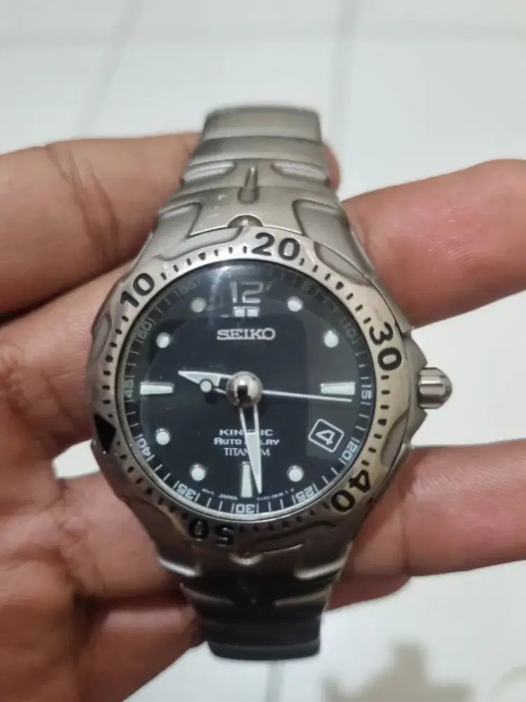 Seiko Kinetik auto relay titanium