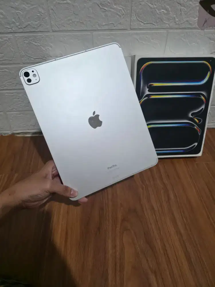 Ipad pro m4  13 inch 2TB Wificell Fullset ori silver