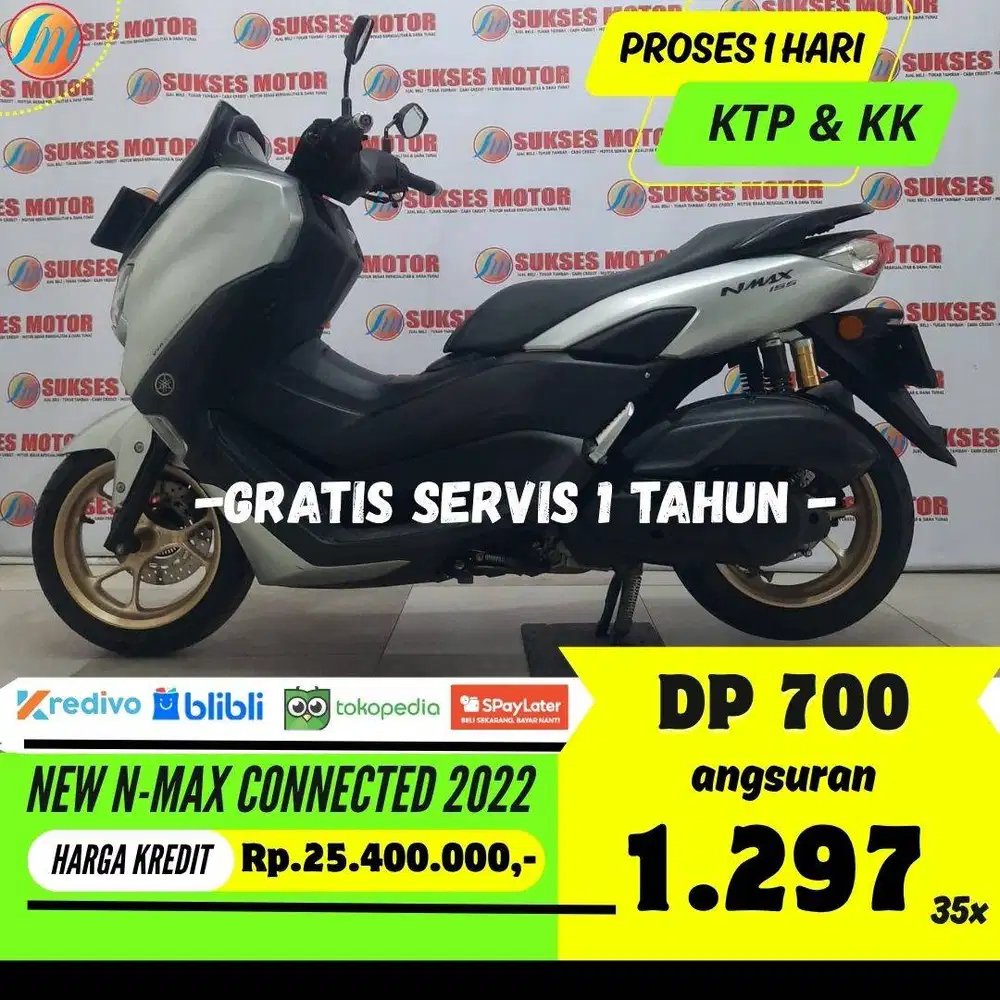 DP CUKUP 700RIBU YAMAHA NMAX CONNECTED 2022 ANGSURAN TERJANGKAU