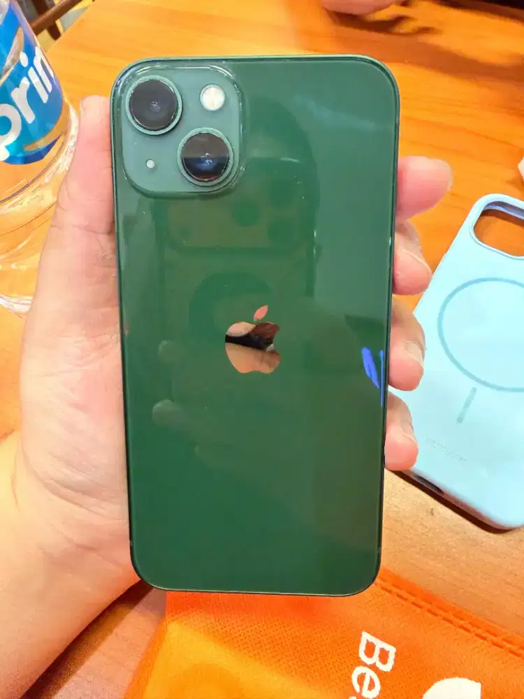 Iphone 13 green 128gb like new fullset original