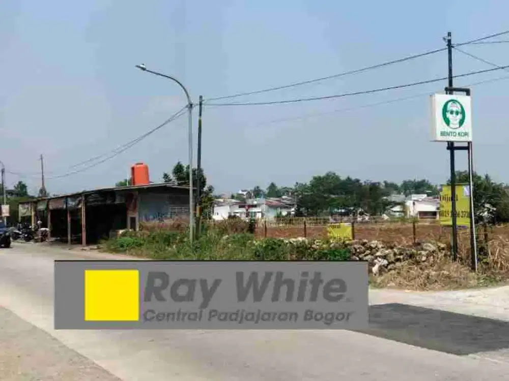 Dijual tanah di pinggir jalan raya lingkar darmaga. sangat dekat dengan kampus IPB