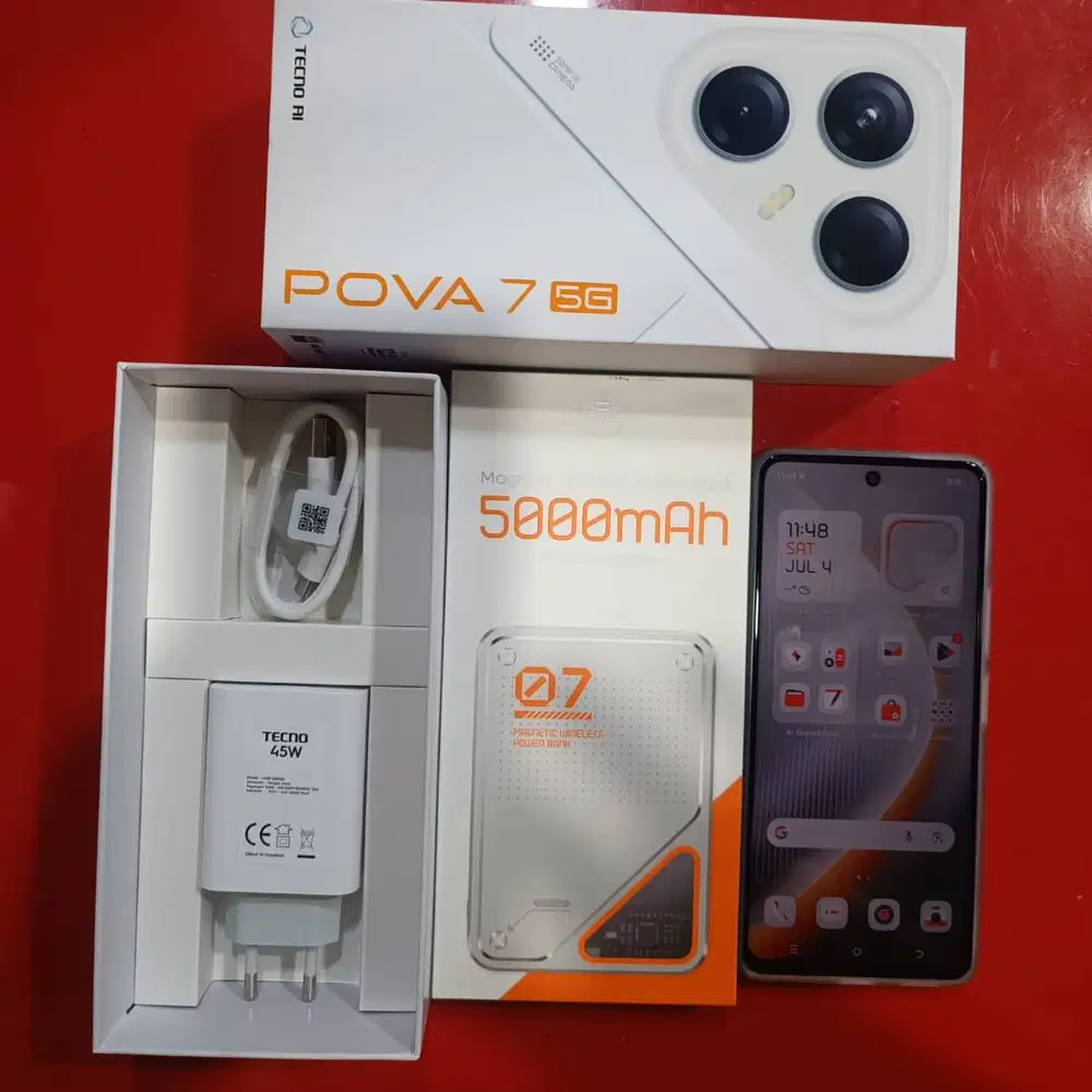 Tecno Pova 7 5G 8/256 Black, Like New