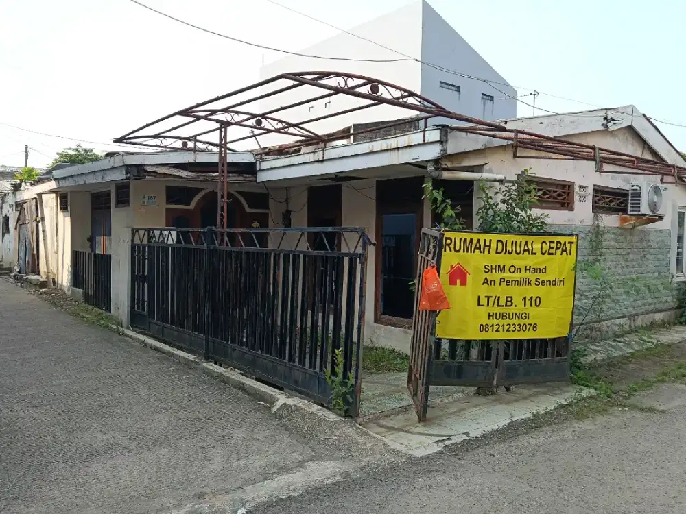 Jual rumah murah Perumnas Depok strategis