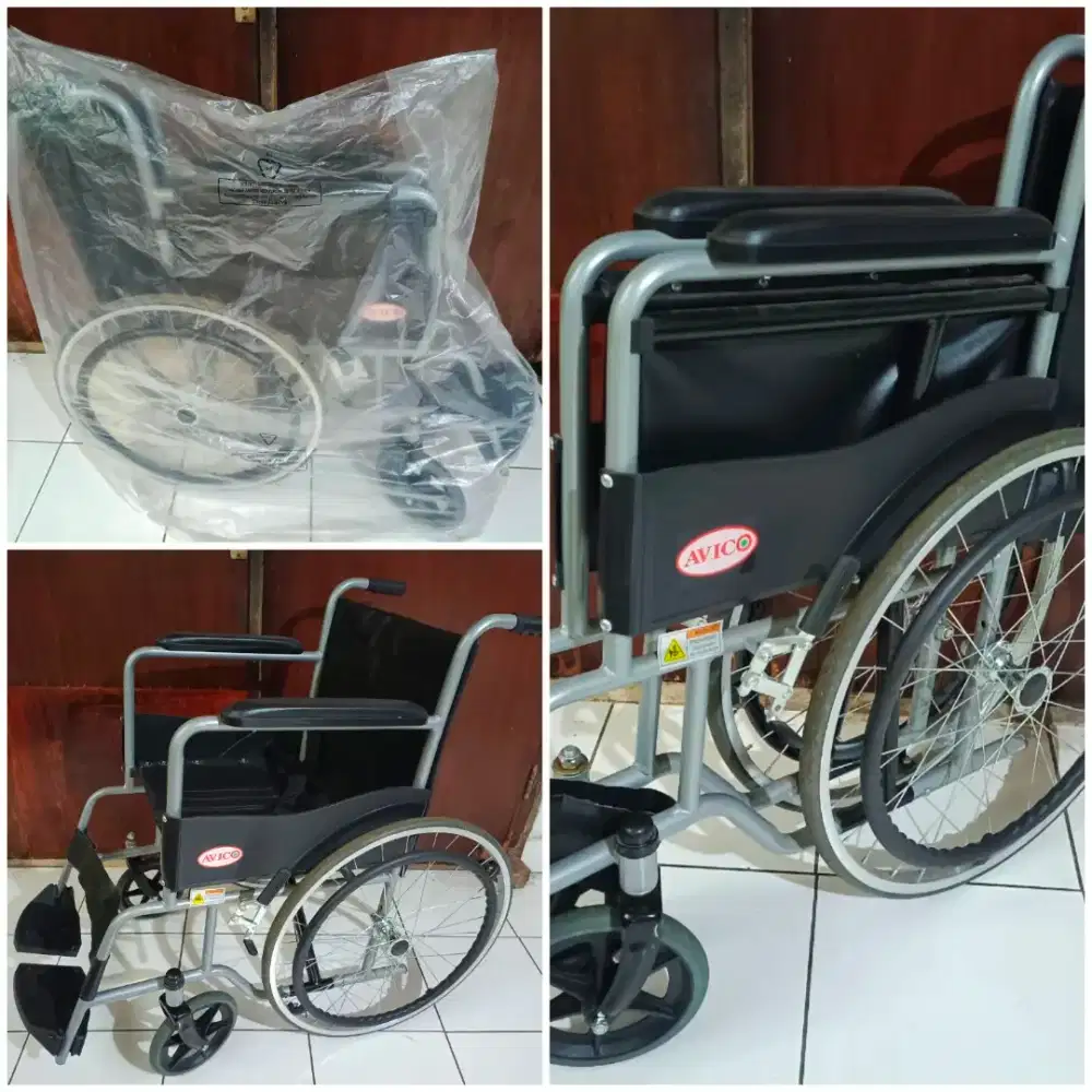 Kursi Roda Lipat, Lkp, Msh Baru 
Mulus, Ringan Di Dorong