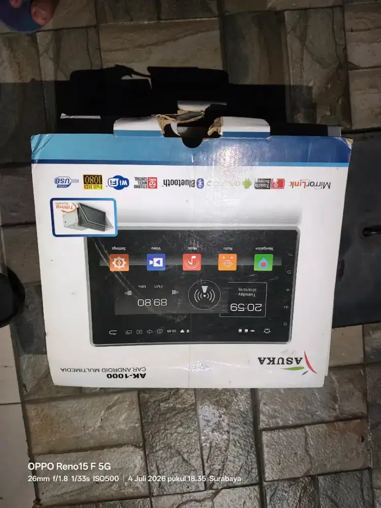Head unit mobil asuka ak 1000