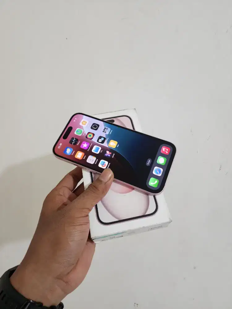 Iphone 15 128gb ibok hb 86% fullset like new acc fresh