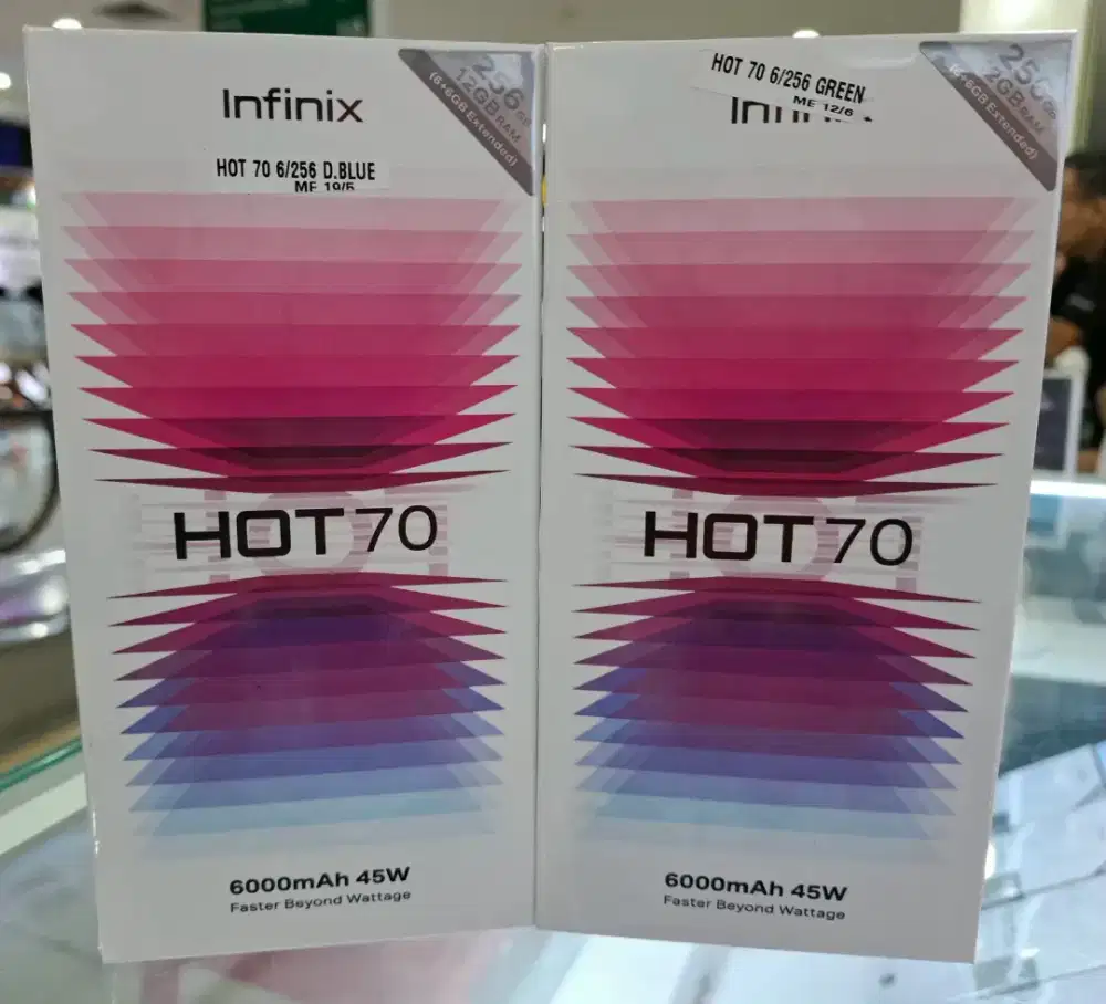 Infinix Hot 70 Ram 6Gb Rom 256Gb Kredit Tanpa Dp di BEC