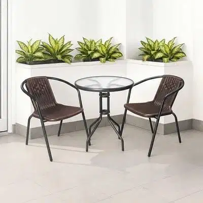 set meja dan kursi teras yira