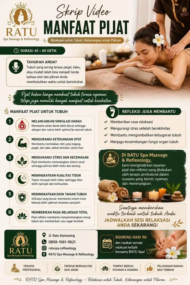 Ratu spa home service