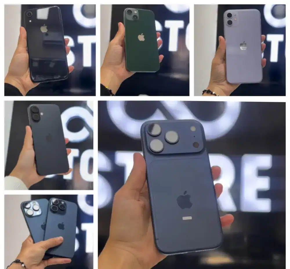 Jual berbagai jenis iphone second dan baru