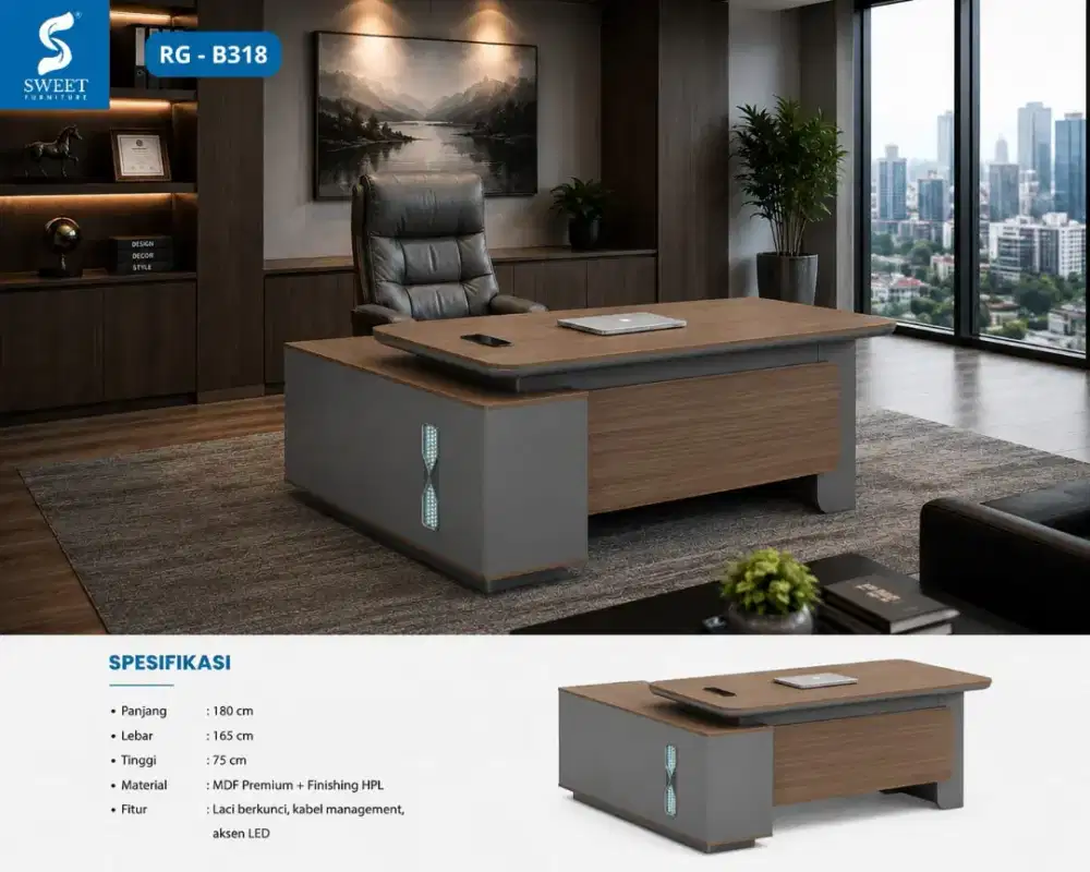 Meja direktur/ Meja kantor