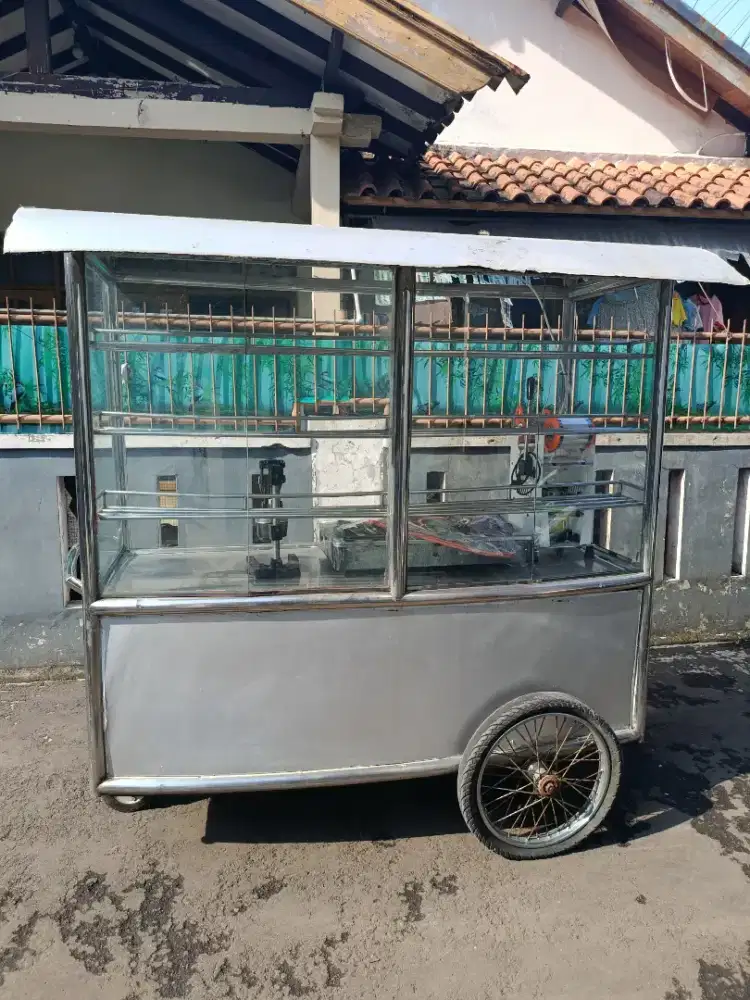 roda gerobak jualan