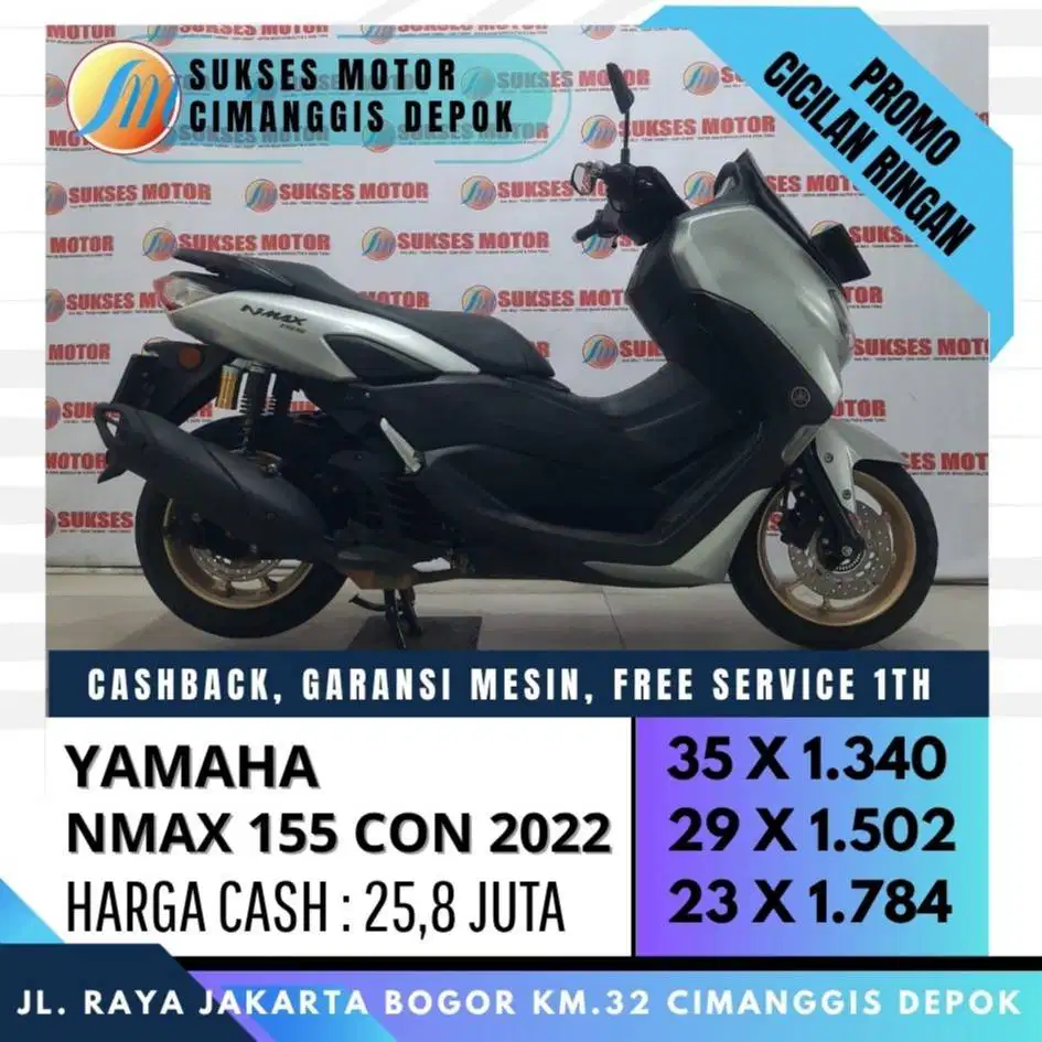 NMAX 155 CON 2022 CASH KREDIT DP HANYA 900 BISA CC/PAYLATER TRADE IN