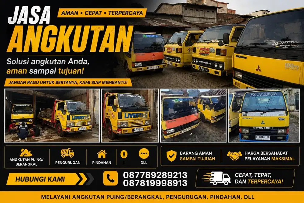 JASA ANGKUTAN PUING,BERANGKAL,PENGURUGAN,PINDAHAN,DLL