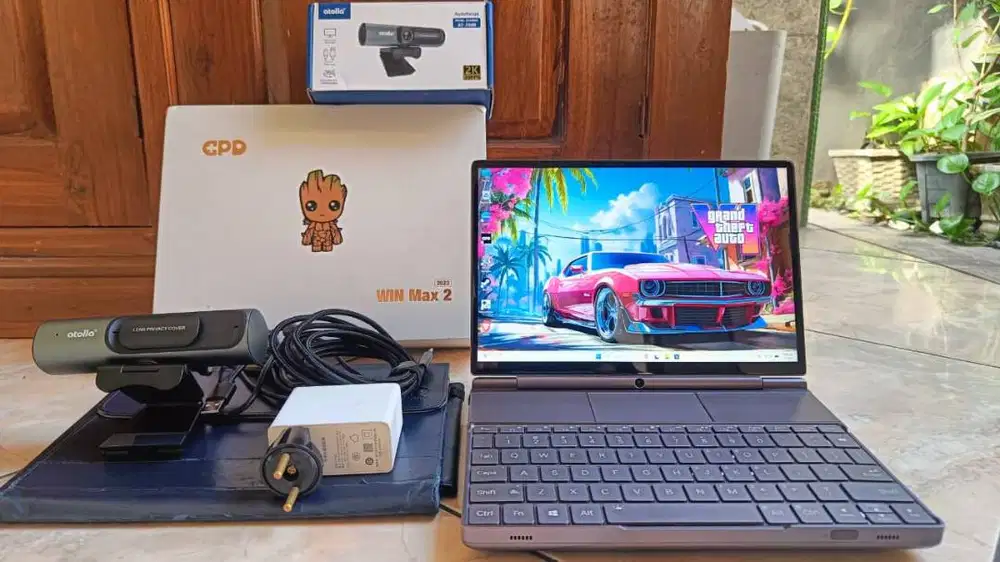 Laptop Gaming GPD Win Max 2 not Rog Ally Legion Go Steam Deck Onexplay