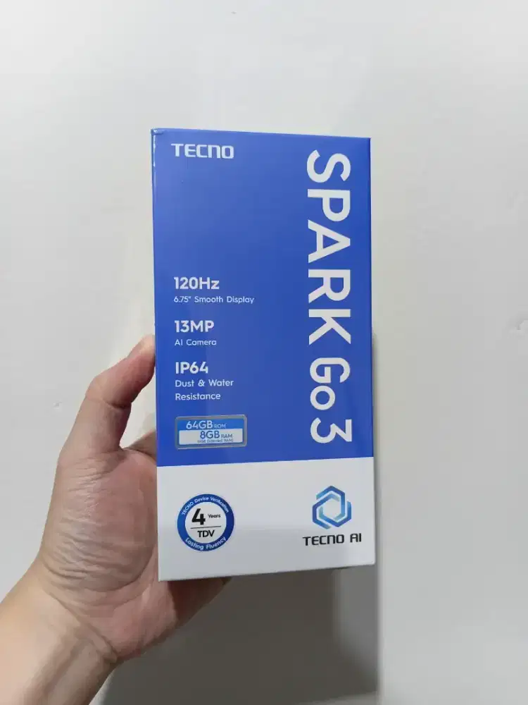 {BARU} Tecno Spark Go 3 4/64, SEGEL Garansi Resmi, Bisa COD