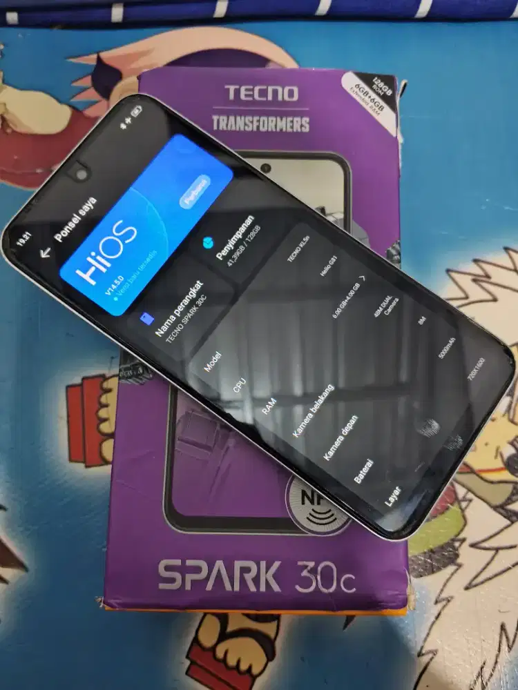 TECNO 30C minus pemakaian