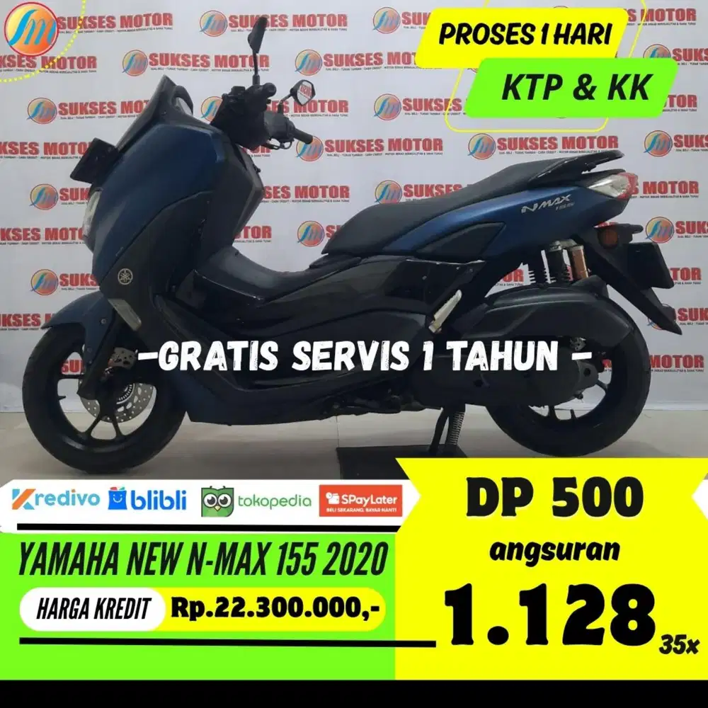 DP 500RIBU ANGSURAN TERJANGKAU YAMAHA NEW NMAX 155 2020 BERGARANSI