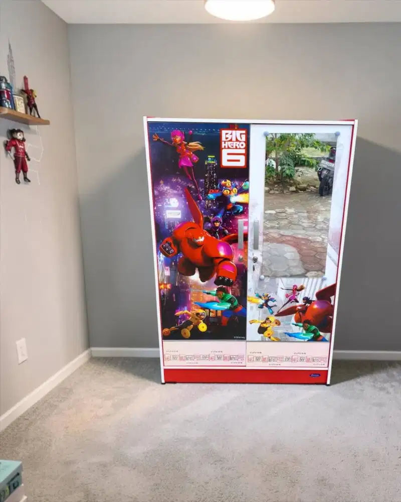 LEMARI PAKAIAN ANAK KARAKTER KECIL LAK BIG HERO 6.0