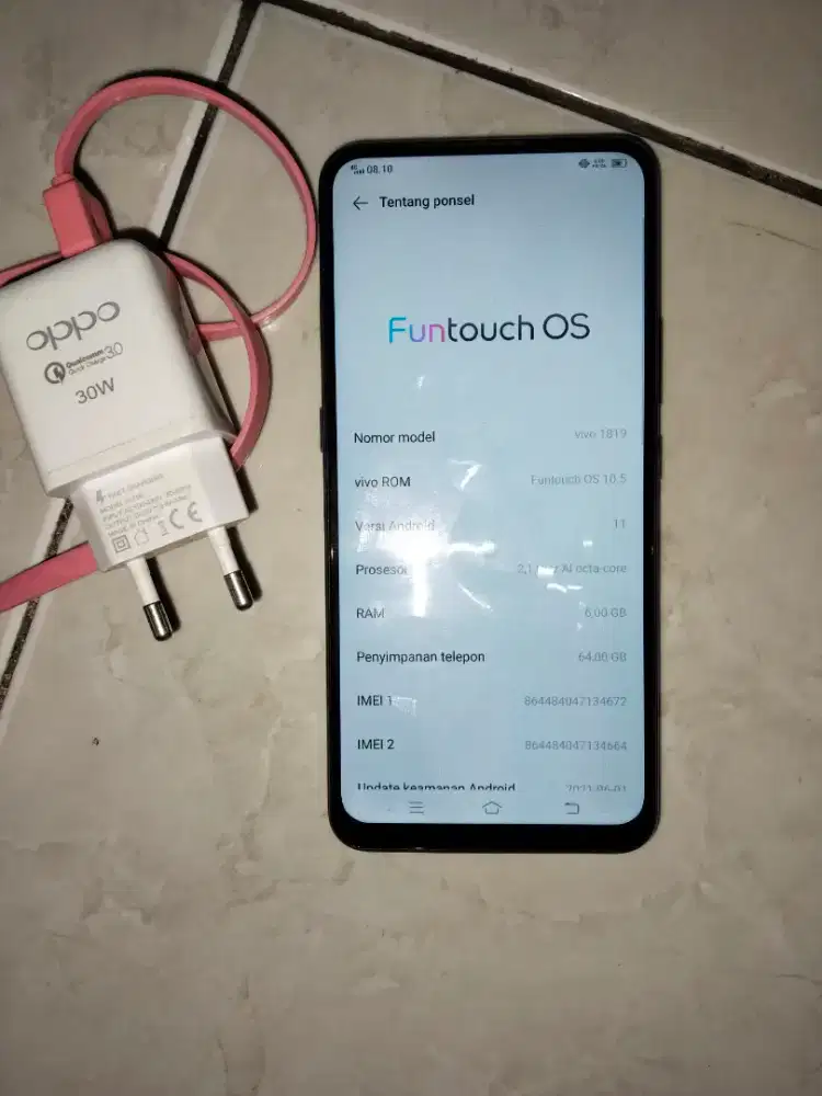 Vivo V15 6/64 hp cas