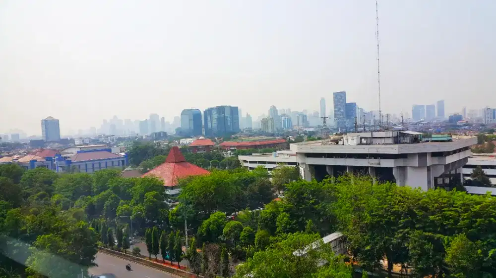 Apartemen Kalibata city. Tower Kemuning. Lantai 12 . View City.