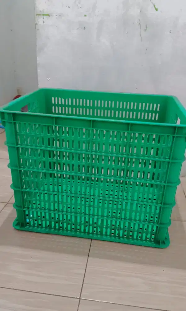Keranjang Plastik Hijau Besar untuk Penyimpanan merk ATARI tipe 9929L